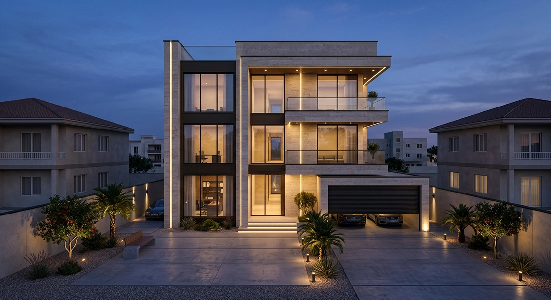 پیش‌نمایش معماری - نمای ۲